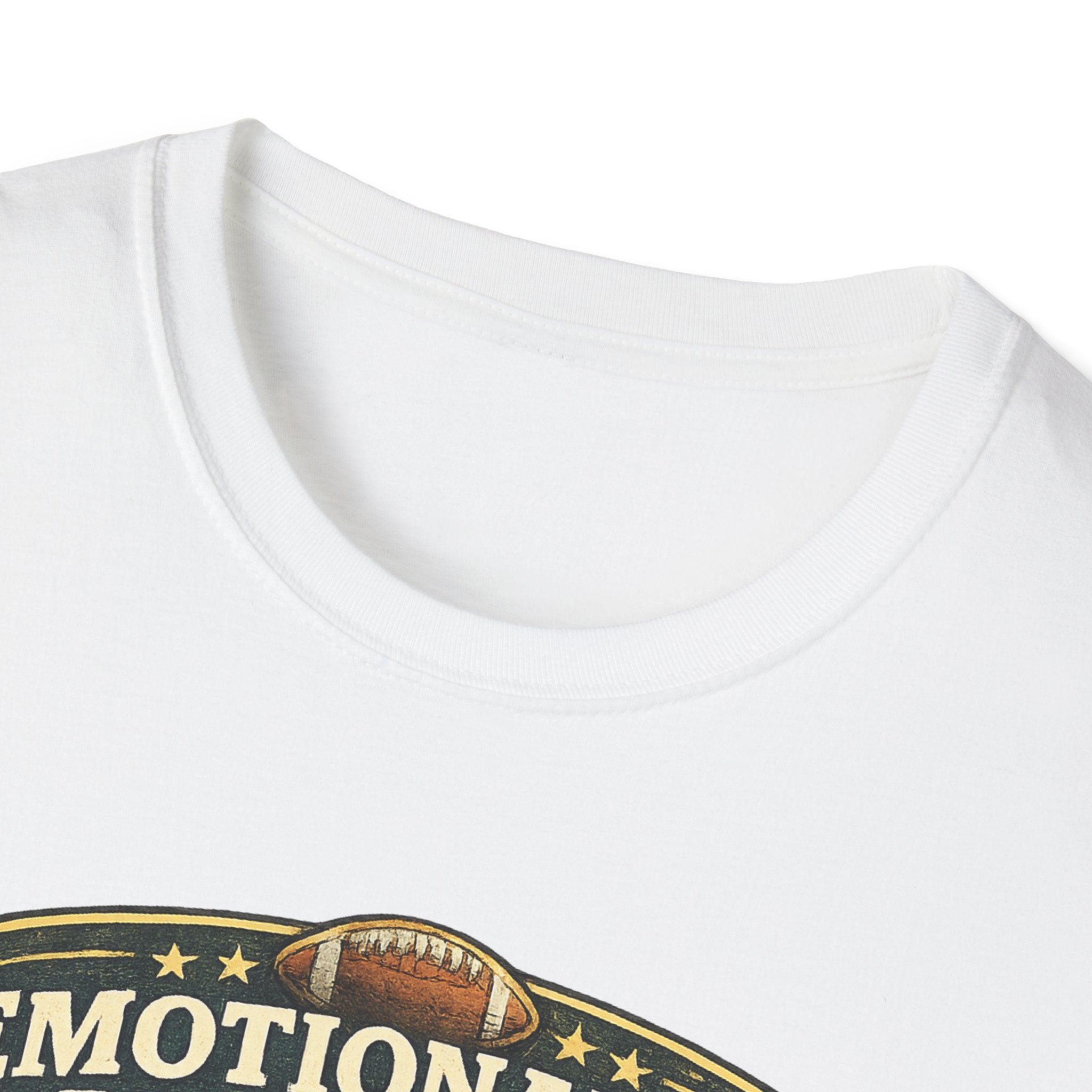 Emotionally Available Until Football Starts T-Shirt — Funny Football Fan Tee