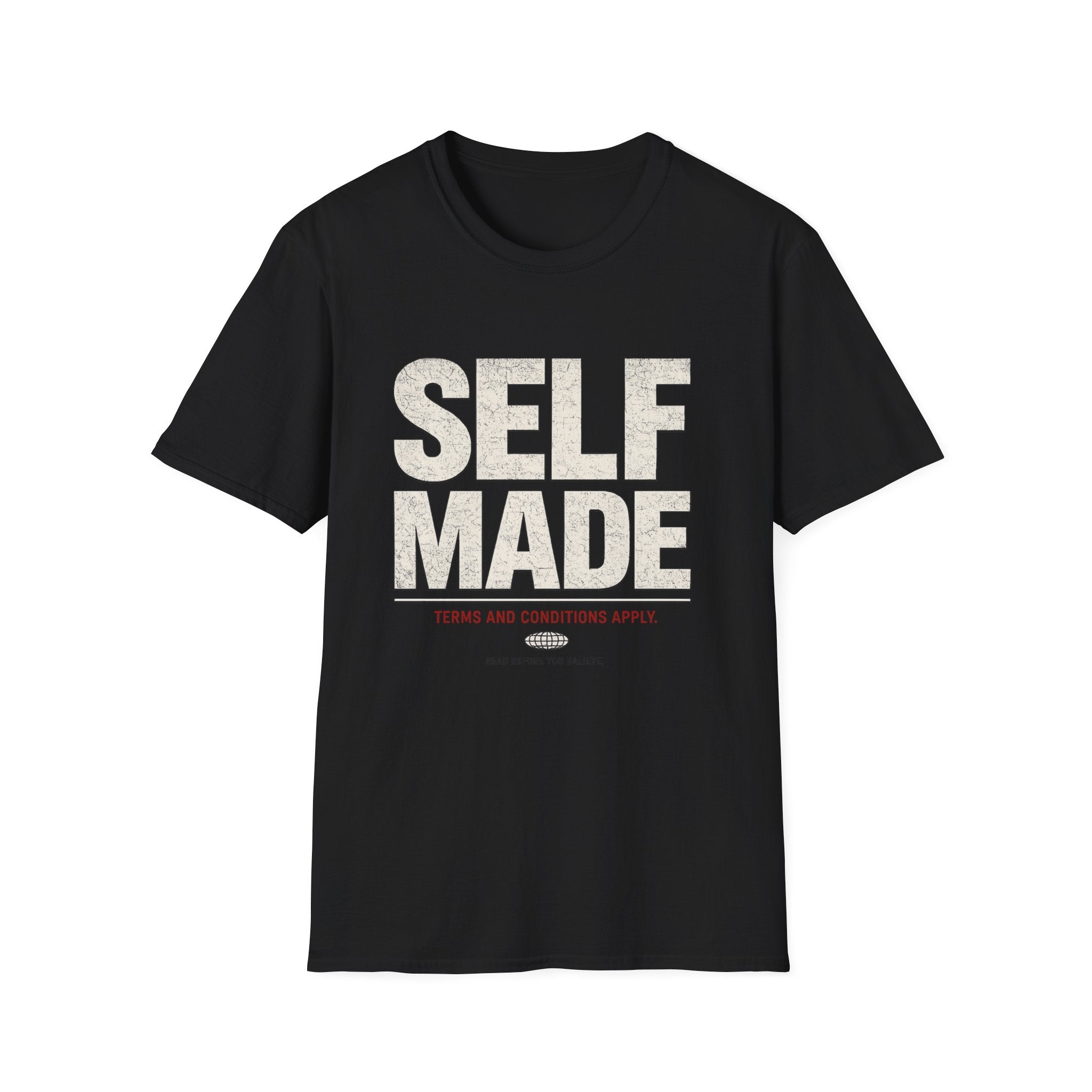 Self Made Graphic T‑Shirt — Motivational 'SELF MADE' Design